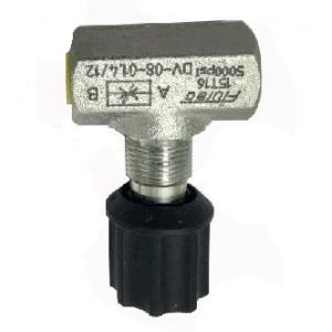 Flutec輔助油泵出口針閥 DV-08-01.4/12