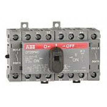 ABB非熔斷隔離開關(guān)OT25F4C 最大電流 25 A, 4極