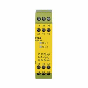 pilz 安全繼電器 PZE X4 24VDC 4n/o 觸點(diǎn)擴(kuò)展