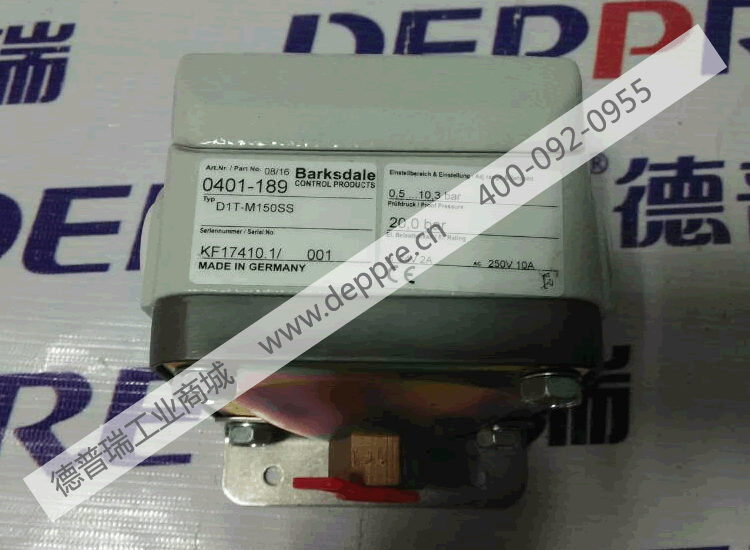 BARKSDALE接線板膜片壓力開(kāi)關(guān)D1T-M150SS